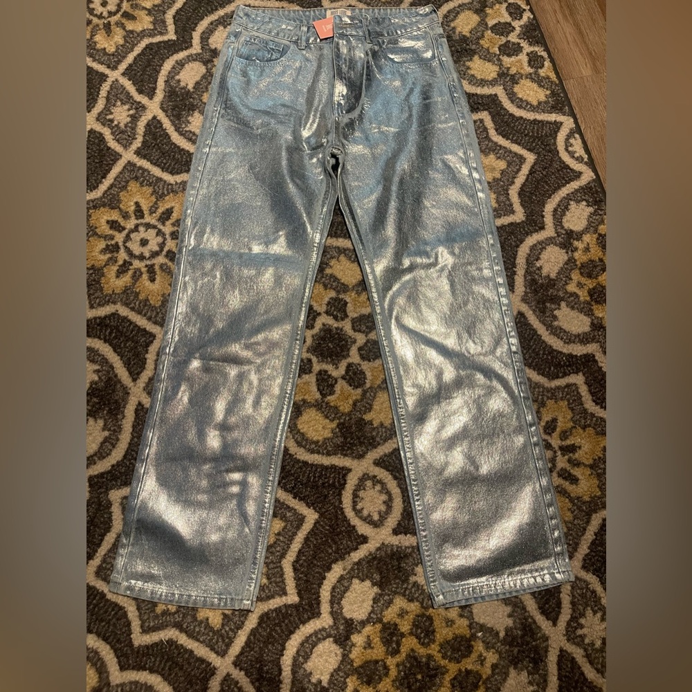 Miss Lola silver blue jeans